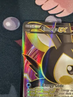 Pokemon TCG Emolga EX 143/146 XY Full Art Holo Ultra Rare English - Image 2