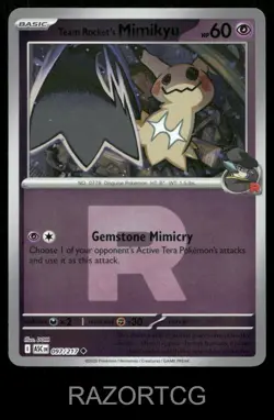 TEAM ROCKET'S MIMIKYU (TEAM ROCKET) 097/217 UC ASCENDED HEROES POKEMON NM/M - Image 1