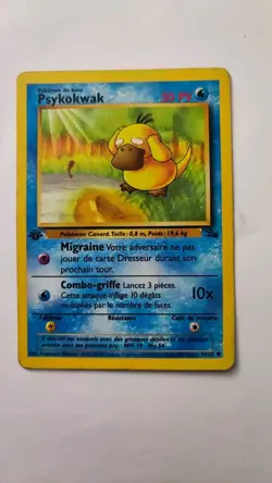 Carte Pokemon Psykokwak 53/62 Edition 1 Set Fossil - Image 1