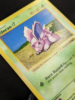 Pokemon TCG - Nidoran - 55/102 - SHADOWLESS - EXC - Base Set - NM - 02 - Image 1