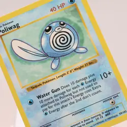 Pokemon TCG - Poliwag 59/102 Base Set Common Shadowless WOTC 1999 - EXC/NM - Image 1