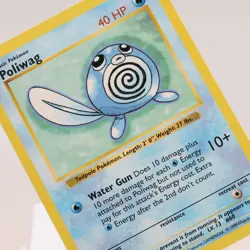 Pokemon TCG - Poliwag 59/102 Base Set Common Shadowless WOTC 1999 - EXC - Image 1