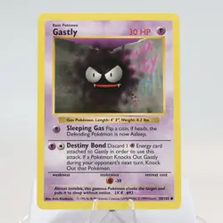 Pokemon TCG - Gastly 50/102 Base Set Common Shadowless WOTC 1999 - EXC/NM - Image 2
