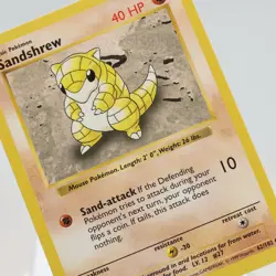Pokemon TCG - Sandshrew 62/102 Base Set Common Shadowless WOTC 1999 - NM - Image 1