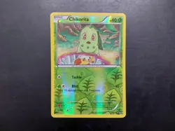 Pokemon - Chikorita 1/122 Reverse Holo Common XY Breakpoint - Image 1