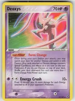 Deoxys 17/107 Rare Deoxys Pokemon Lightly Played - Image 1