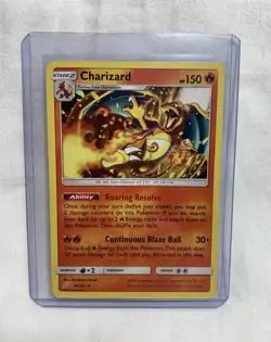 Pokemon TCG - Charizard - 14/181 - Non-Holo Rare - Sun And Moon: Team Up LP - Image 1