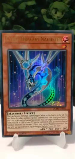 Cyber Dragon Nachster ULTRA RARE 1st Ed VLP DUPO-EN036 - Image 1