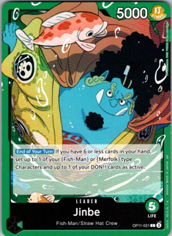 One Piece Jinbe (Leader) OP11-021 Kingdoms of Intrigue (OP11) - Image 1