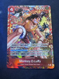Monkey.D.Luffy Alt Art (OP16-015) | OP16 - The Time of Battle | ENGLISH - Image 1
