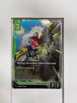 [ALT] ST02-002 Wing Gundam (Bird Mode) - Gundam TCG Card Game Alternate Art - Image 1