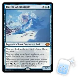 ISU THE ABOMINABLE Jumpstart 2022 Magic MTG MINT CARD - Image 1