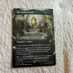 The Earth Crystal Borderless - Final Fantasy MTG - Image 1