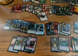 MTG Magic The Gathering Token Lot Bulk Collection x136 Cards Zombie Goblin Wolf - Image 5