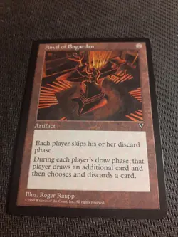 Magic the Gathering MTG Anvil of Bogardan Artifact Visions Rare - Image 1