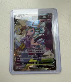 Pokemon Mew V Full Art Ultra Rare Holo Fusion Strike 251/264 180 HP Card - Image 1