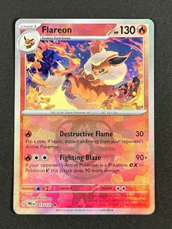 Flareon #013/131 - 2025 Pokemon Prismatic Evolutions Master Ball Holo - Image 1