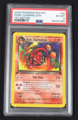 2000 Pokemon Rocket DARK CHARMELEON 1st Edition 32/82 PSA 6 EX-MT - Image 1