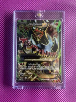 Pokemon TCG M Houndoom EX Full Art Holo Ultra Rare Card 154/162 Breakthrough - Image 1