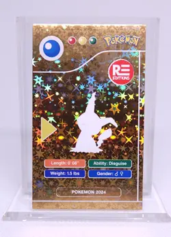Pokemon 2024 POKEDEX BLACK Card #778 Mimikyu Kanto Peru Edition US Seller - Image 4