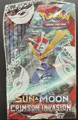 2017 Pokemon Sun And Moon: Crimson Invasion Booster Box *Factory Sealed/English* 820650812491 - Image 5