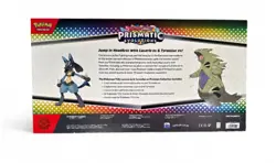 Pokemon Prismatic Evolutions Lucario Ex + Tyranitar Ex Premium Collection - Image 2