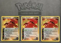 Pokemon Celebrations Team Magma’s Groudon 9/95 Ultra Rare Lot of 3 Cards - Image 1