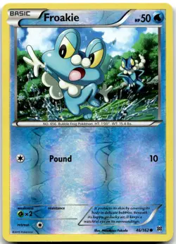 Pokemon Froakie BREAKthrough BKT #46/162 Common Reverse Holo LP FILL YOUR SET!! - Image 1