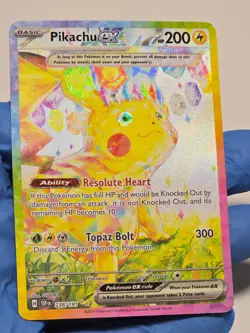 Pikachu ex 238/191 Surging Sparks SIR Special Illustration Rare NM Pokemon TCG - Image 2