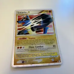 Lucario LV.X 122/123 Mysterious Treasures Holo Pokemon TCG 2007 - Image 1