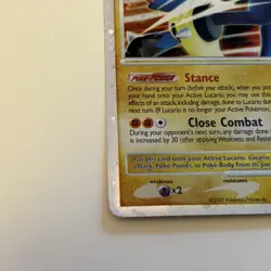 Lucario LV.X 122/123 Mysterious Treasures Holo Pokemon TCG 2007 - Image 4