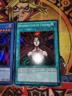 Resurrection & Chakra numh-en052/en053 1st Edition (VLP/LP) Super Rare Yu-Gi-Oh! - Image 5