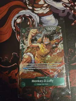 Monkey.D.Luffy P-135 Winner Stamp OP16 Pre-Release Event Promo Sealed - Image 1