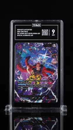 2026 One Piece Azure Sea's Seven Eustass Captain Kid SP EB04-039 TAG 9 - Image 1