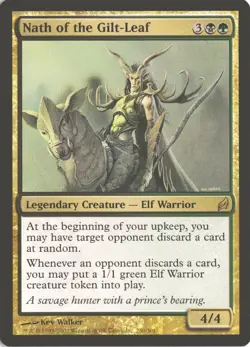 MTG Nath of the Gilt-Leaf (250) Non-Foil Base Rare Lorwyn 2007 NM - Image 1
