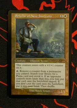MTG Scholar of New Horizons (Retro Frame) x1 Near Mint *FOIL* from Secret Lair - Image 1