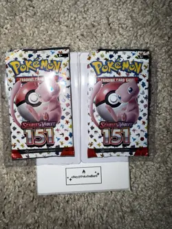 🔥 2 Sealed Pokemon 151 Booster Packs LOT - SV: Scarlet & Violet 151 English - Image 1