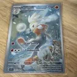 Pokemon TCG Raboot Stellar Crown Holo Illustration Rare Card 147/142 - Image 1