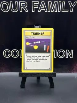 Item Finder 74/102 Base Set Rare Trainer - WOTC Pokemon Card - Image 1