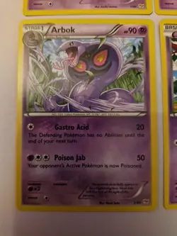4x Pokemon TCG Card XY Trainer Kit Noivern 2014 SPOINK GOURGEIST ARBOK EKANS NM - Image 4