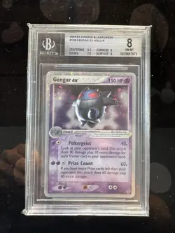 2004 POKEMON GENGAR EX -HOLO FIRE RED & LEAF GREEN #108 BGS 8 - Image 1