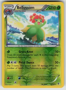 Bellossom 4/149 Rare Boundaries Crossed Pokemon Reverse Holo Lightly Played - Image 1