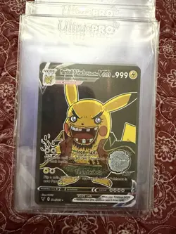 25x Pikachu VCOS Cosplay CUSTOM Fan Art Holo Cards Lot/NOT Official Pokemon TCG - Image 4