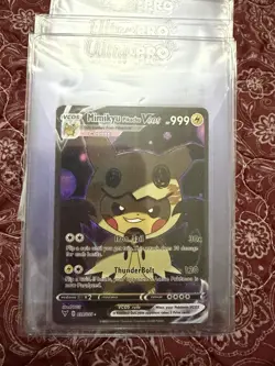 25x Pikachu VCOS Cosplay CUSTOM Fan Art Holo Cards Lot/NOT Official Pokemon TCG - Image 5