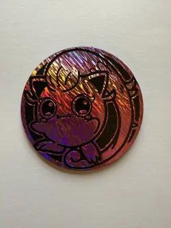 Screamtail Pink Holo Jumbo Flip-coin 2024 Collectors Chest Pokemon - Image 1