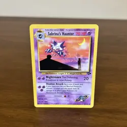 Pokemon TCG Sabrina's Haunter Gym Challenge 55/132 Uncommon Vintage 2000 - Image 1