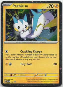 Pachirisu 158 Scarlet & Violet Promo Pokemon - Image 1