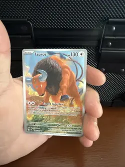 Tauros 96/86 Illustration Rare Pokemon Chaos Rising ME04 NM - Image 1