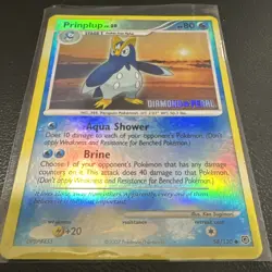 The Pokemon Company Prinplup 58/130 Diamond and Pearl Reverse Holo English 80 HP - Image 3