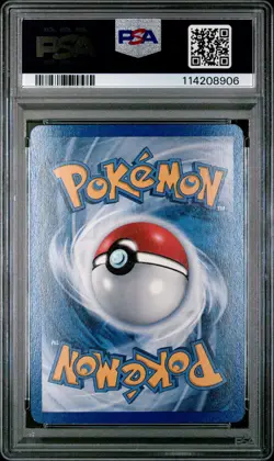 2001 POKEMON PROMO BLACK STAR POKEMON LEAGUE #35 PICHU-REVERSE FOIL PSA 8 - Image 2